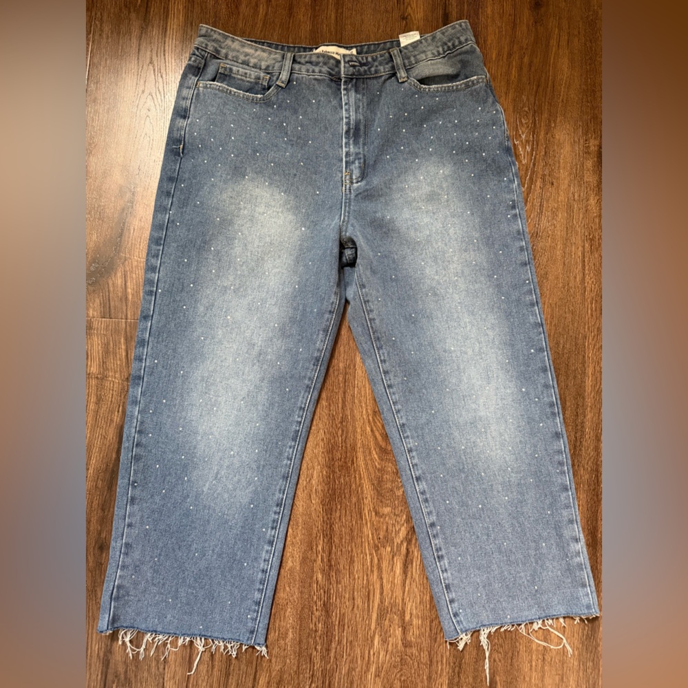 Rhinestoned Rebecca Minkoff  Blue Denim Jeans